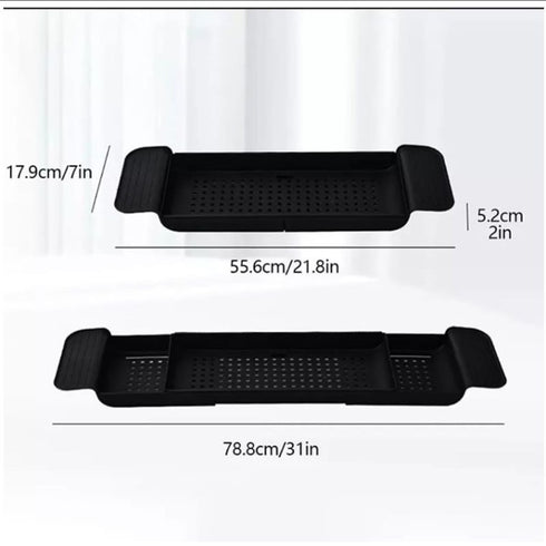 Multi-Purpose Tray Organizer with Extending Sides - Black RV-41