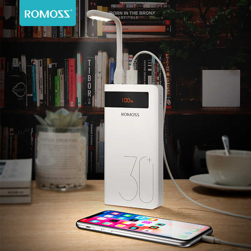 ROMOSS PowerBank Sense 8P+ 30000mAh PD Quick Fast Charge 3.0