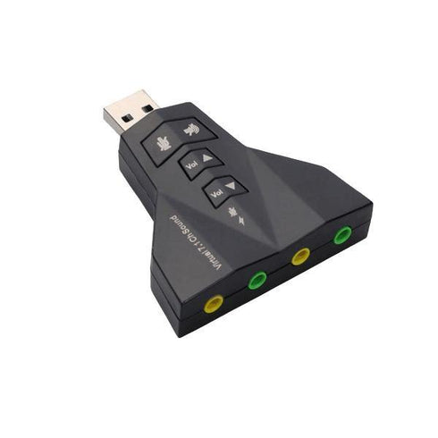 USB Sound Card Adapter Virtual 7.1 Channel - 4port