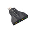USB Sound Card Adapter Virtual 7.1 Channel - 4port
