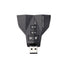 USB Sound Card Adapter Virtual 7.1 Channel - 4port