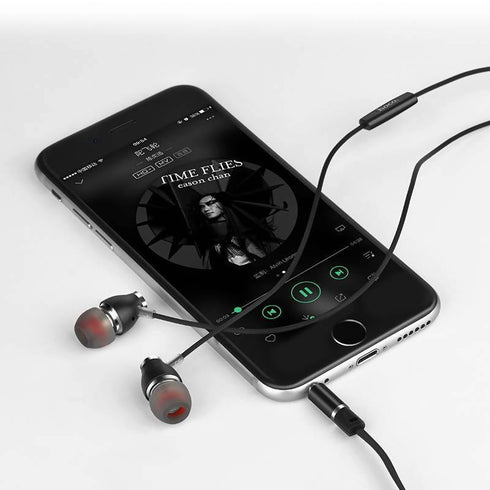 hoco ariose universal earphones with mic m28 white