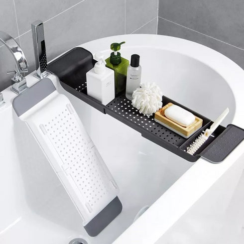 Expandable Bathtub Storage Tray