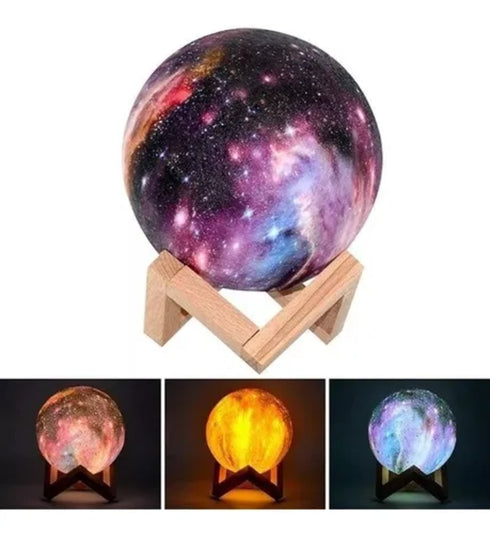 13cm 3D Moon Lamp Humidifier