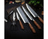 6pcs Non Stick Coating Finish Kitchen knife Set