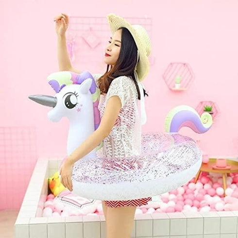 Unicorn Swimming Ring - 120Cm