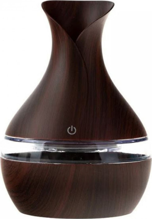 300ml Ultrasonic USB Humidifier Dark Brown