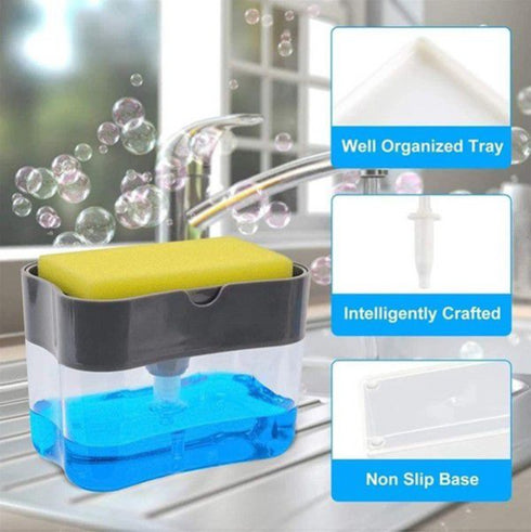 Soap Pump & Sponge Caddy