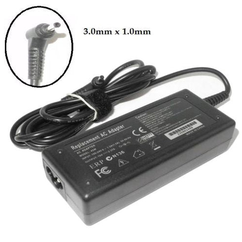 Acer Laptop Charger / Generic Acer laptop AC Adapter - 19V 2.37A (3.0 x 1.1mm Pin)