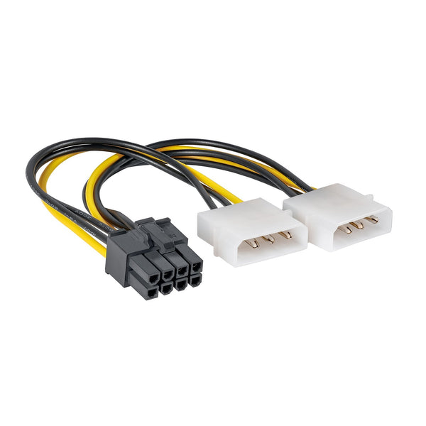 Adapter Graphics card power cable - PCIe 8-pin to 2x Molex 4Pin - WooTech Online Shopping In SA