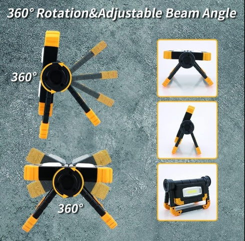 Adjustable Foldable Double Outdoor Floodlight_ AB-Z994
