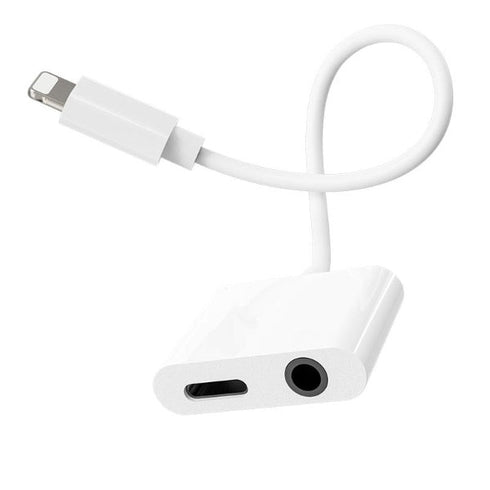 Audio converter for Lightning to Lightning + 3.5mm