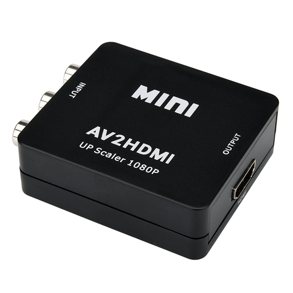 AV to HDMI Converter Adapter 1080P - AV2HDMI - Black - WooTech Online Shopping In SA
