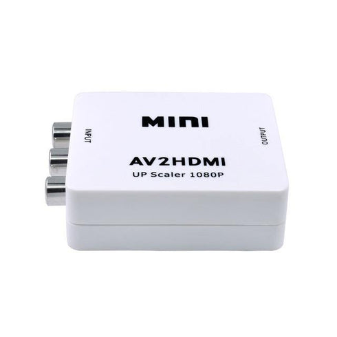 AV to HDMI Converter Adapter 1080P - AV2HDMI -White