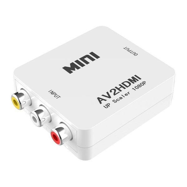 AV to HDMI Converter Adapter 1080P - AV2HDMI -White - WooTech Online Shopping In SA