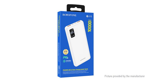 Borofone BJ15 10000mAh PD 20W + QC3.0 Fast Charge Power Bank
