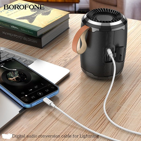 Borofone BL9 Lightning to Audio Conversion Cable 1m - White