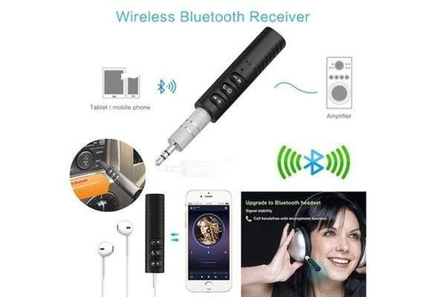 Car Bluetooth 3.0 Home Audio Music Receiver with Handsfree Function With Mic