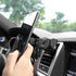 Car Phone holder in-car air outlet semi-automatic bracket