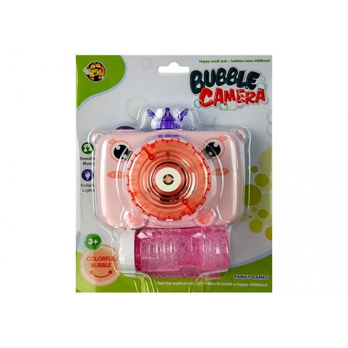 Colorful Bubble Making Camera For Kids - Pink - WooTech Online Shopping In SA