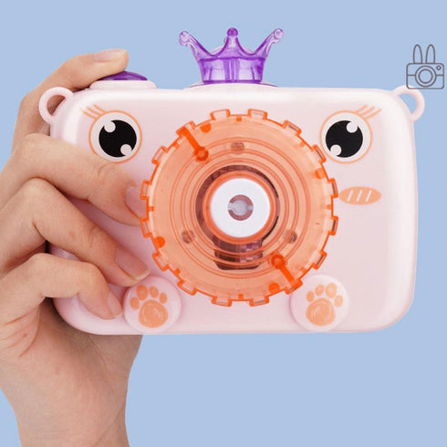 Colorful Bubble Making Camera For Kids - Pink - WooTech Online Shopping In SA