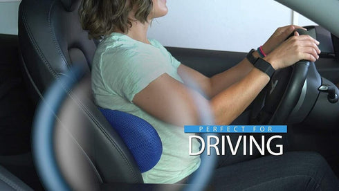 Comfy Curve Back Support Pillow - Grey