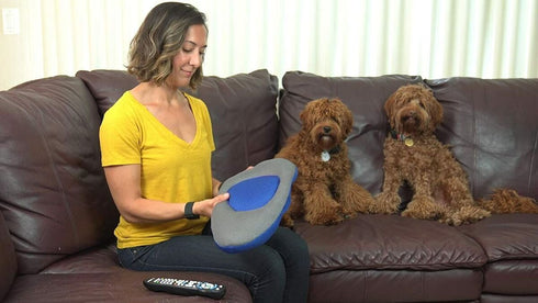 Comfy Curve Back Support Pillow - Grey