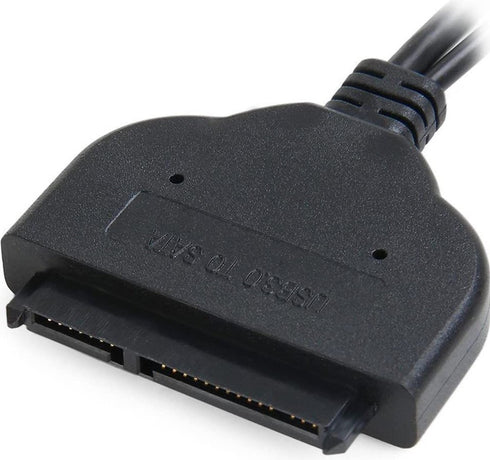 Dual USB 3.0 & USB 2.0 SATA Adapter Cable - Black