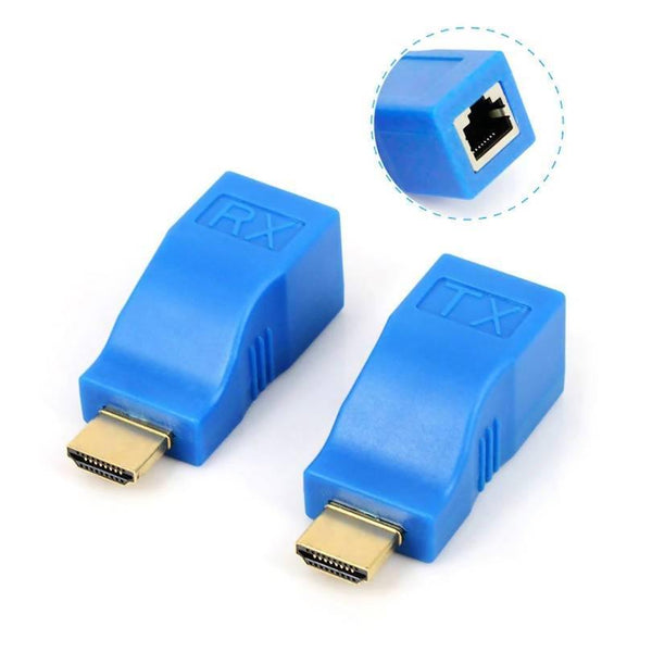 HDMI 4kx2k Extender Over CAT5e/6 Network Ethernet Adapter - Up to 30m - WooTech Online Shopping