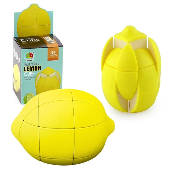 Lemon Shape Rubik's Cube Toy For Kids