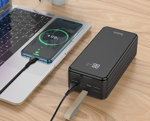Hoco DB11 - 7 in 1 Super Capacity Power Bank - 50000mAh (Black)