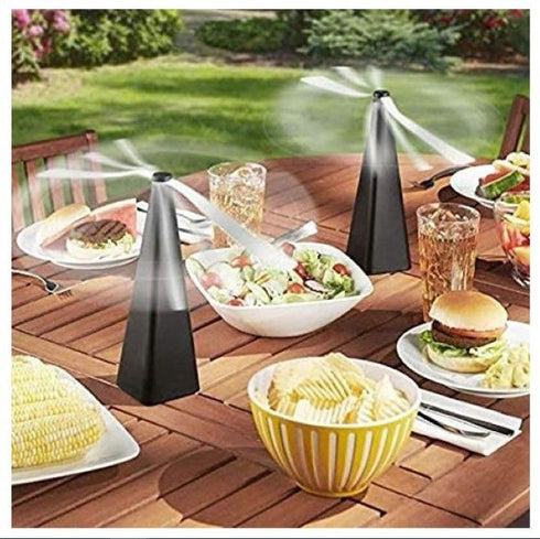 Chemical Free Set of 8 Fly Repellant Fan