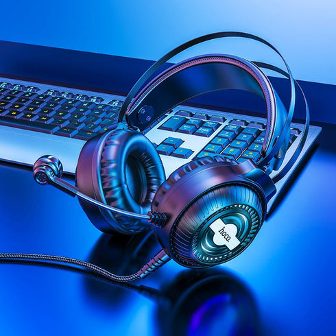 Gaming headset/ Headphones USB + AUX - Hoco W101