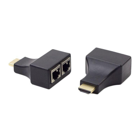 HDMI Extension Over Dual Category 5e / 6 Cables Adapter Set