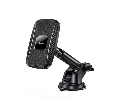Hoco CA75 Magnetic Wireless Fast Charging Car Phone Holder - WooTech Online Shopping In SA