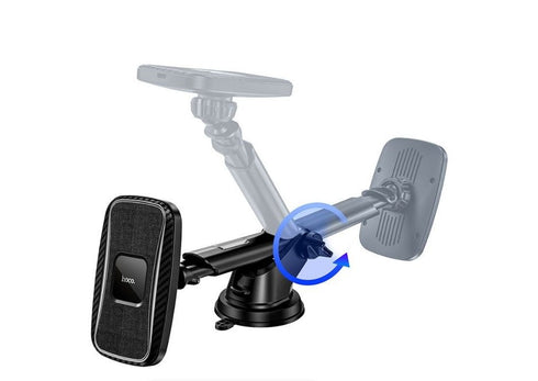 Hoco CA75 Magnetic Wireless Fast Charging Car Phone Holder - WooTech Online Shopping In SA
