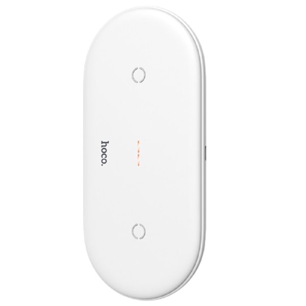 Hoco CW23 Dual wireless Fast Charger - 10W - WooTech Online Shopping In SA