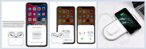 HOCO ES36 TWS True Wireless Earphones with Bluetooth V5.0, Touch Control and Noise-Cancelling for iOS/Android