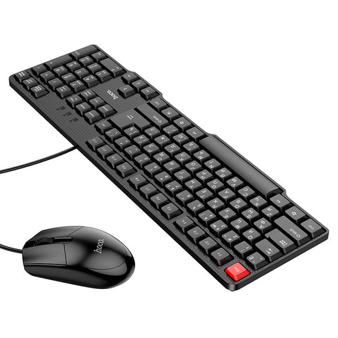 Hoco GM16 USB Wired Business Keyboard & Mouse Set - WooTech Online Shopping In SA