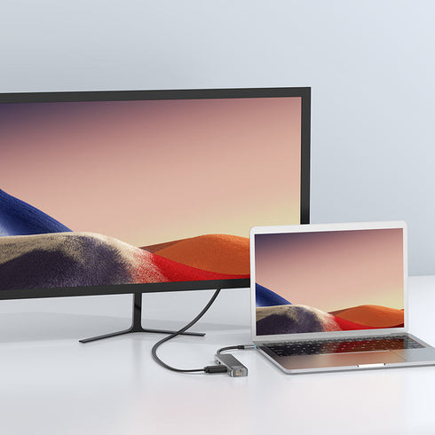 Hoco HB23 5 in 1 Type C 4K Ultra HD Multimedia Adapter