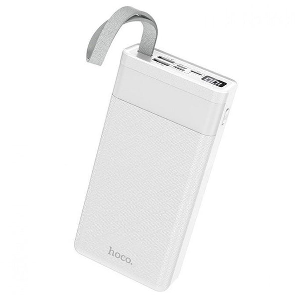 Hoco J73 30000mAh LED Table Lamp Power Bank - White - WooTech Online Shopping In SA