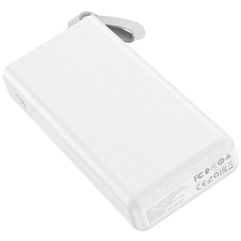 Hoco J73 30000mAh LED Table Lamp Power Bank - White
