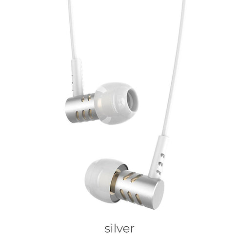 hoco M48 3.5mm Wired Earphone with Microphone Noise-canceling Stereo Sports Headset