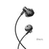 Hoco Magnetic Earphone - Black - 3.5mm Jack M75