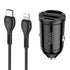 Hoco NZ2 PD30W + QC3.0 Mini Car Charger With Type C Cable - 1m