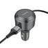 3 in 1 Car Charger With Lightning/Type C/Micro USB Cable