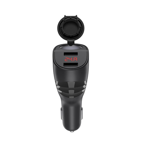 Hoco Thunder Power Car Charger With Dual USB 3.1A & Cigarette Lighter Z34