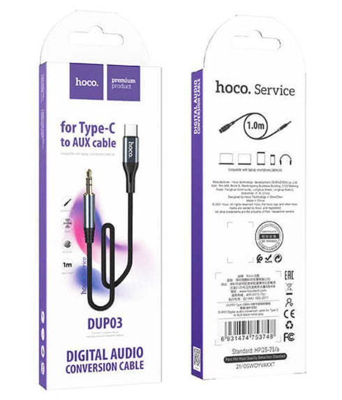 Hoco Type C To Audio Conversion Cable - 1m