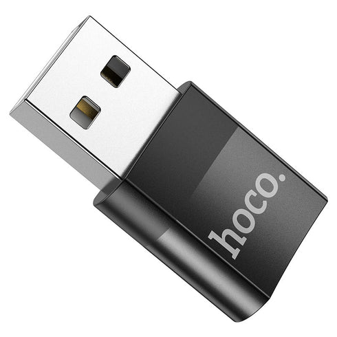 Hoco USB 2.0 USB Male To Type C Female Adapter 60W -UA17