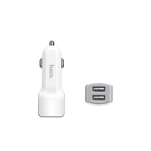Hoco Z23 2.4A Car Charger With Micro USB Cable 1M - WooTech Online Shopping In SA